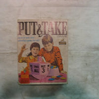 BoardGame Put & Take 1965 Release from Schaper