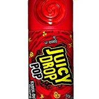 Juicy Drop Pop Sweet Lollipops Candy with Sour Liquid, Assorted Flavors Variety Pack (Pack of 21)