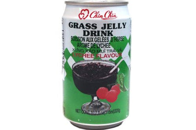 Chin Chin Grass Jelly Drink (Lychee, 3 Pack)