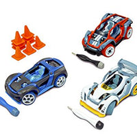 Modarri 3 Pack (S1,X1,T1) Build Your Car Kit Toy Set - Ultimate Toy Car: Make Your Own Car Toy - For Thousands of Designs - Real Steering and Suspension - Educational Take Apart Toy Vehicle