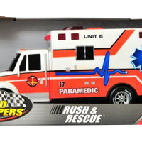 Toy State 14" Rush And Rescue Police And Fire - Ambulance (Colors May Vary)