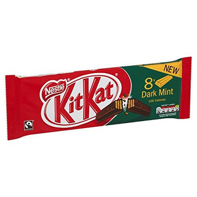 Nestle Kit Kat 2 Finger 8 Pack Mint Dark Chocolate