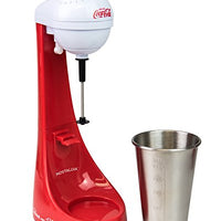 Nostalgia MLKS100COKE Coca-Cola Limited Edition Two-Speed Milkshake Maker, 16 oz, Cookie Red