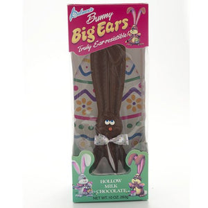 Milk Chocolate Hollow Easter Bunny 10 oz with Giant Ears Ear-resitable Bunny