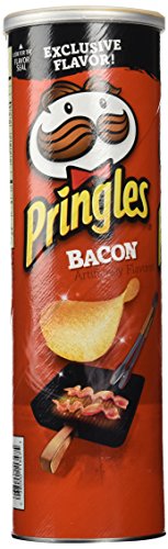 Pringles Bacon Potato Crisps 5.96 Oz Pack of 2