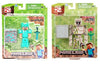 Minecraft Overworld Series 2 Action Figure Bundle - Diamond Steve and Iron Golem