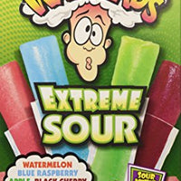 Warheads Extreme Sour Freezer Pops Freeze and Eat 10 Pops Pack of 2 (20 Pops Total)