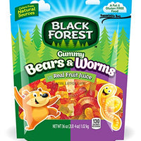 Black Forest Gummy Bears & Gummy Worms Candy, 36 Ounce Bag