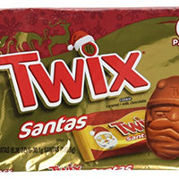 Twix 6 Piece Santa Shaped Candy Bars (Pack of 2)