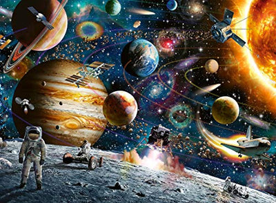 Jigsaw Puzzles for Adults 1000 Piece Puzzle for Adults 1000 Pieces Puzzle 1000 Pieces– Planets in Space Jigsaw Puzzle