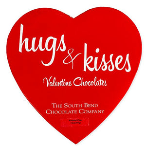 Hugs & Kisses Heart Assorted Valentine's Chocolates Gift Box (14 ounce)