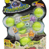 Crashlings, Series 1 Mini Figures, Aliens - 10 Pack - Random Selection