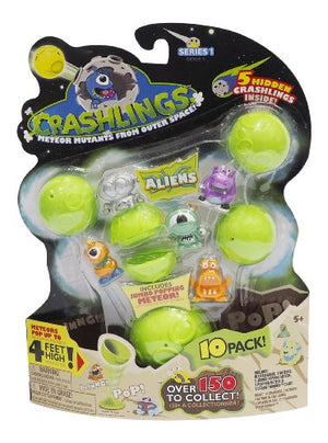 Crashlings, Series 1 Mini Figures, Aliens - 10 Pack - Random Selection