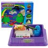 Sands Alive Play Sand Deluxe Monster Set Glow in The Dark Sand with UV Light Pen, Glasses, Molds and Playmat, 1 lb.