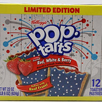 Pop Tarts Frosted Red White & Berry Limited Edition 12 Count