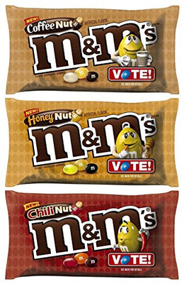 M&M's Flavor Vote 3-Pack - Coffee Nut, Honey Nut & Chili Nut