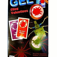Bugs Gel Cling Valentines 16 Cards & 16 Gels