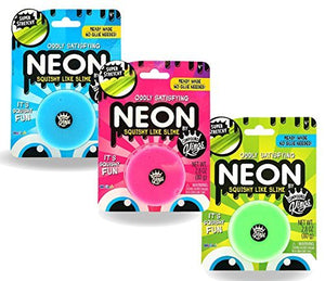 Compound Kings Neon Squishy Like Slime Blister Card 3 Pack in Assorted Colors