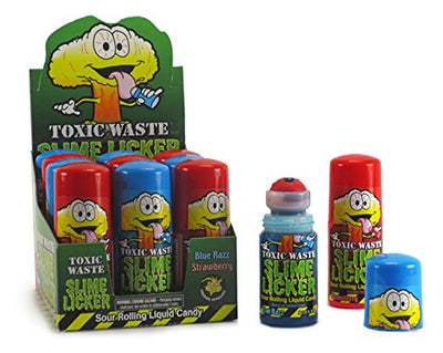 Toxic Waste Slime Lickers Sour Rolling Liquid Candy Candy