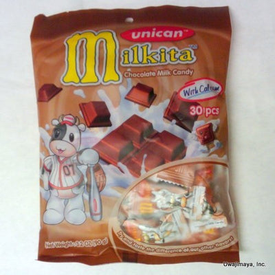 Unican - Milkita Chocolate Milk Candy (Net Wt. 3.2 Oz)