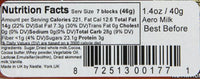 Nestle Aero Milk Chocolate Bar, (27 g) 1.4 Ounce (Pack of 12)
