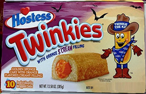HOSTESS TWINKIES WITH ORANGE S'CREAM FILLING - LIMITED EDITION