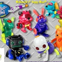 2002 Mcdonald's Sega Robo-chi , the Interactive Family ( Set of 8 )