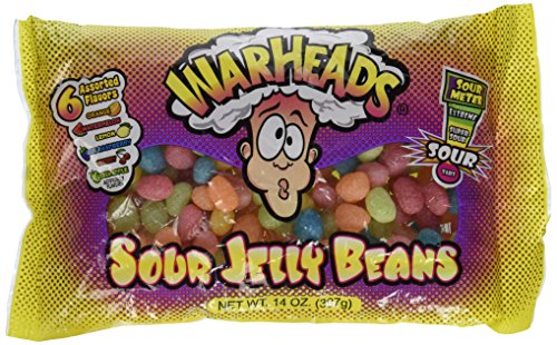 WarHeads Sour Jelly Beans - 14 oz Bag | Lucky Penny Shop
