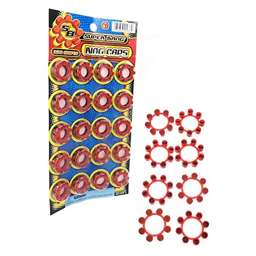 TinToyArcade Refill Package 8 Shot Ring Cap 320 (Includes One Package)