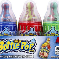 Baby Bottle Pop Original Candy Lollipops with Dipping Powder, Assorted Flavors, 1.1 oz (Pack of 18)