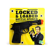 BigMouth Inc Lock and Loaded Bottle Opener, Black