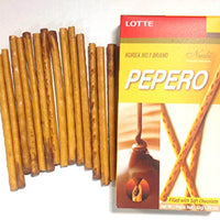 Lotte Pepero Nude Chocolate-Filled Biscuit Sticks 1.76 Oz (Pack of 10)