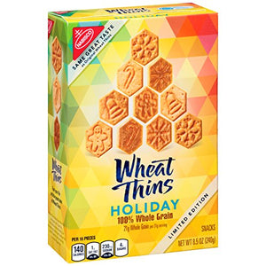 Wheat Thins Seasonal Holiday Crackers, 8.5 Ounce