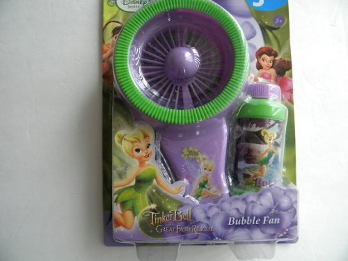 Disney Fairies Tinkerbell Bubble Fan Great Fairy Rescue