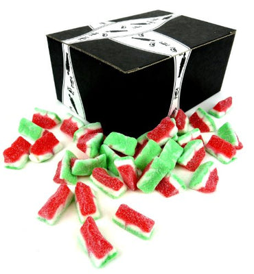 Vidal Sugared Gummi Watermelon Slices, 12 oz Bag in a Gift Box