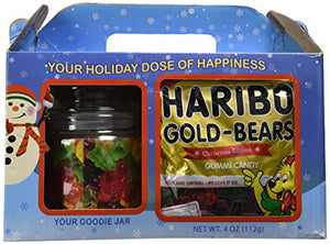 Haribo Christmas Bears Gummi Candy Holiday Gift Set - 2 Piece