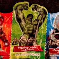 The Avengers Popping Candy with Lollipop: Pack of 3