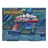 NERF DinoSquad Stegosmash Dart Blaster, 4-Dart Storage, Pull-Back Priming Handle, 5 Official Darts, Dinosaur Design, Stegosaurus Spikes