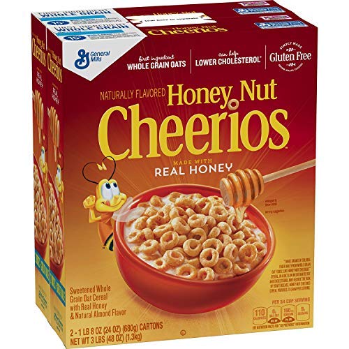 Honey Nut Cheerios Cereal, 21.6 Ounce (Pack of 2)