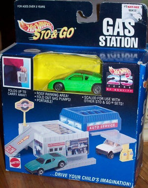 HOT WHEELS STO & GO GAS STATION