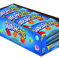 Match-Ems Gummies Candy From Bazooka, Mix, Halloween Share Pack Assorted Sour & Fruit Flavors, 3.8 Oz, 16Count