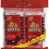 Red Hots Cinnamon Flavored Mints, Two 2 Ounce Boxes, (Pack of 2)