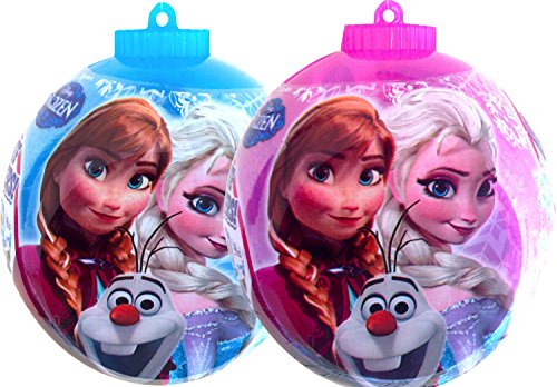 Disney Frozen Christmas Ornaments Decorate Your Own Ornament Filled with Candy and Stickers 4oz (2)