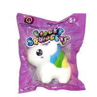 Fidget Squidgets Smiling Rainbow Unicorn Stress Ball