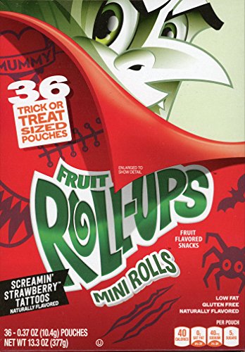 Fruit Roll Ups Fruit Flavored Snacks, Strawberry Craze, Mini Rolls