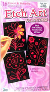 Etch Art Valentines Flower & Butterfly