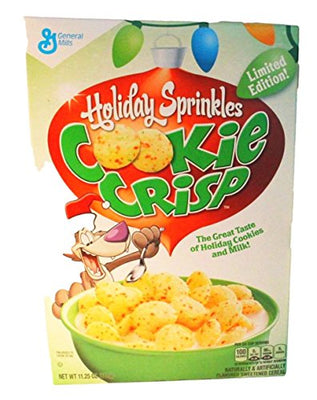 Holiday Sprinkles Cookie Crisp Cereal - One 11.25 Oz Box