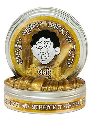 Crazy Aaron's Thinking Putty, 3.2 Ounce, Made with Real Gold Gelt