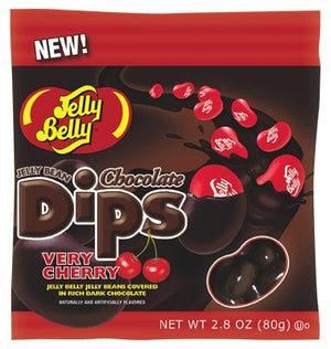 Jelly Belly Chocolate Dips Jelly Bean Very Cherry 2.8 oz Bag