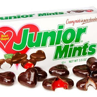 Junior Mints Chocolate Hearts Shaped Candy Theater Box 3.5oz Packs: (Pack of 2)